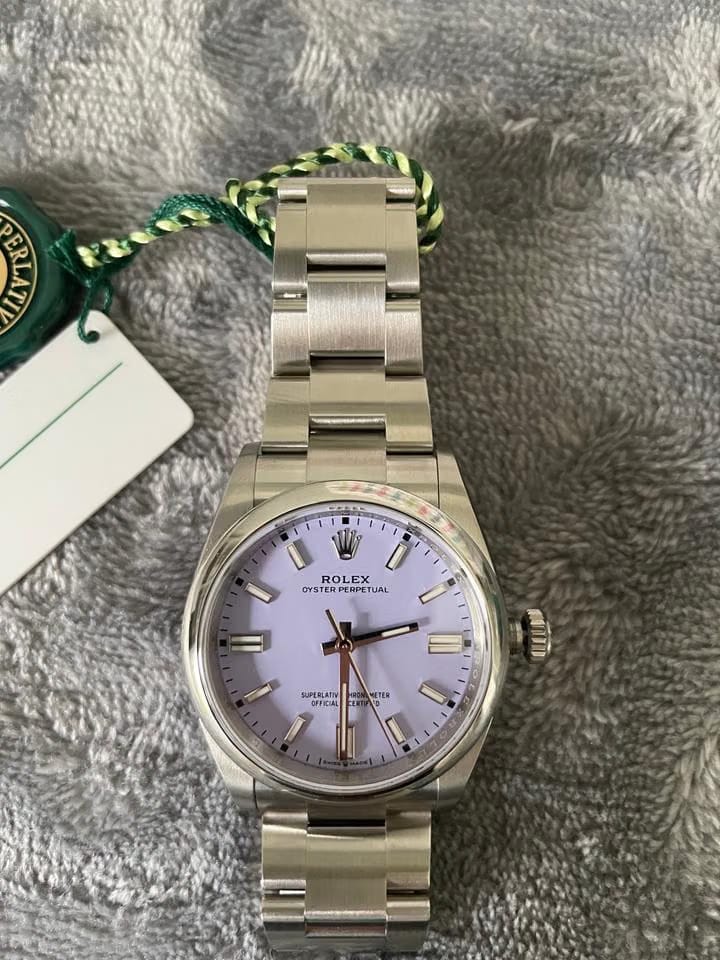 Rolex | Oyster Perpetual | Rolex Oyster Perpetual 36 126000 | Steel | 36 mm | Steel | Purple | Automatic