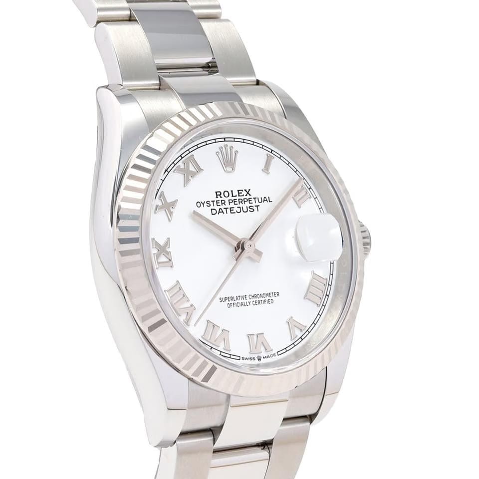 Rolex | Datejust | 126234 | Gold/Steel | 36 Mm | White | Automatic