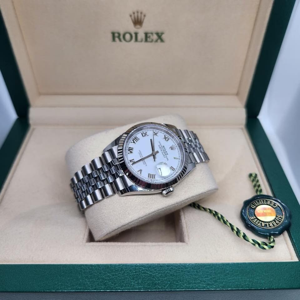 Rolex | Datejust | 126234 | Gold/Steel | 36 mm | Steel | White | Automatic