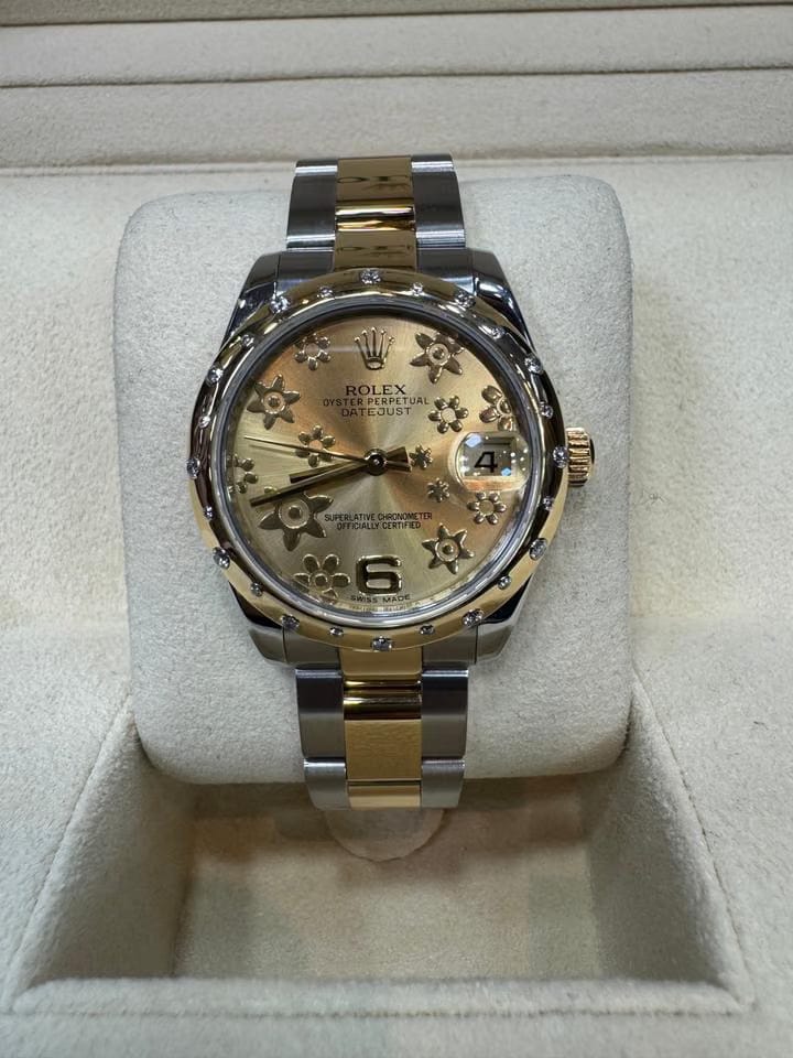 Rolex | Datejust | 178343 | Gold/Steel | 31 mm | Gold/Steel | Champagne | Automatic