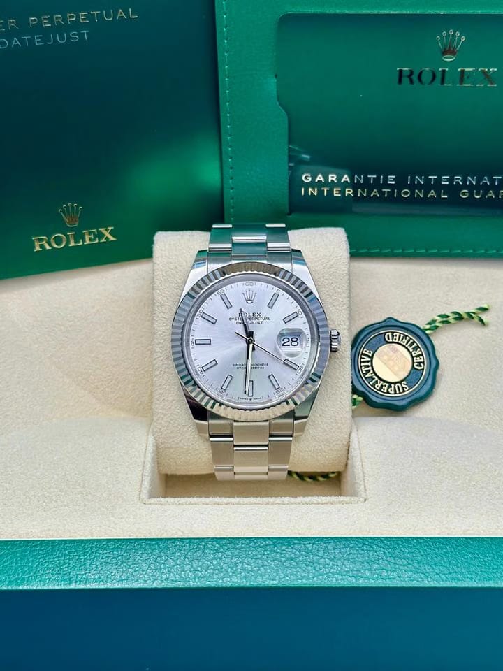 Rolex | Datejust | 126334 | Steel | 41 mm | Steel | Silver (solid) | Automatic