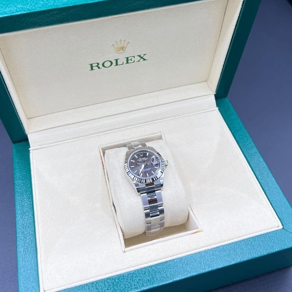 Rolex | Datejust | 279174GREY INDEX OYS | White gold | 28 mm | Steel | Grey | Automatic