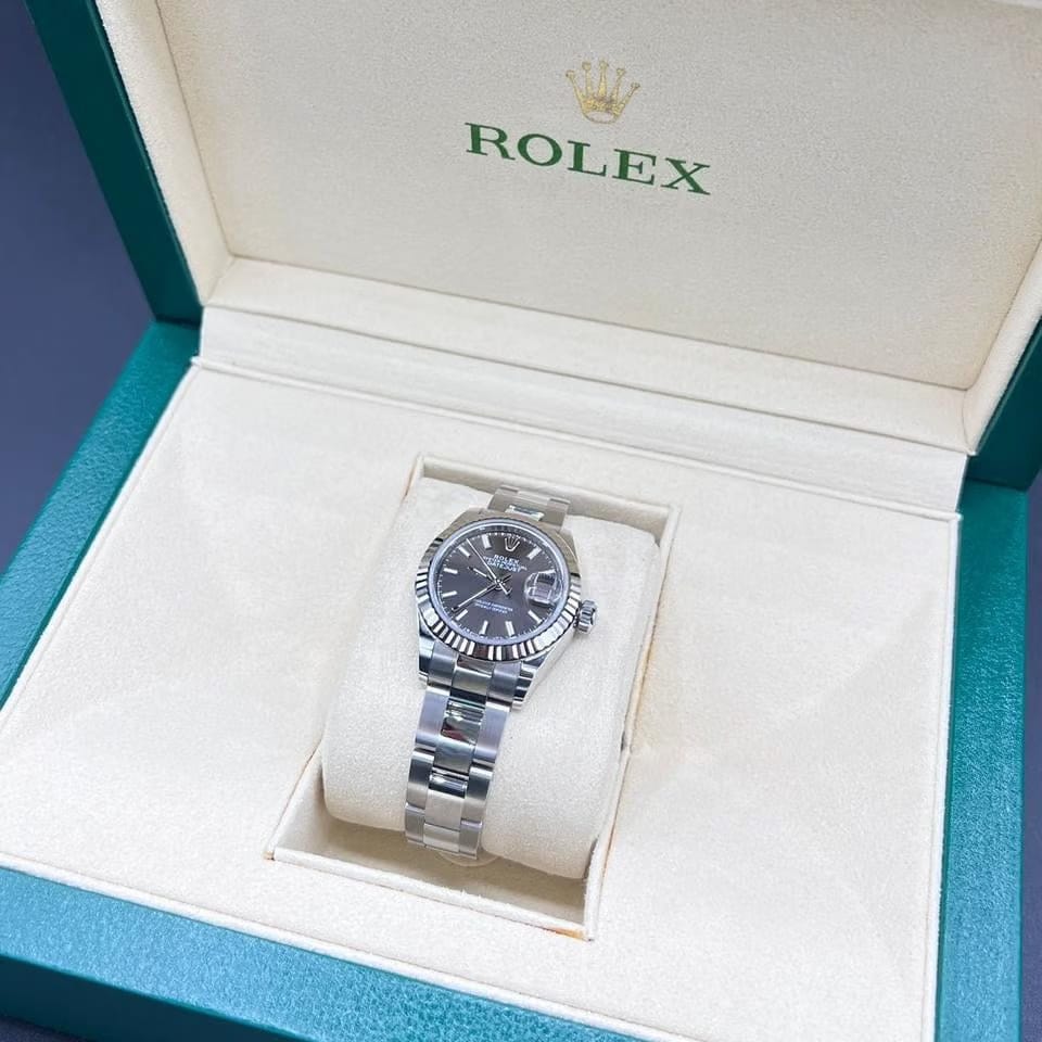 Rolex | Datejust | 279174GREY INDEX OYS | White gold | 28 mm | Steel | Grey | Automatic