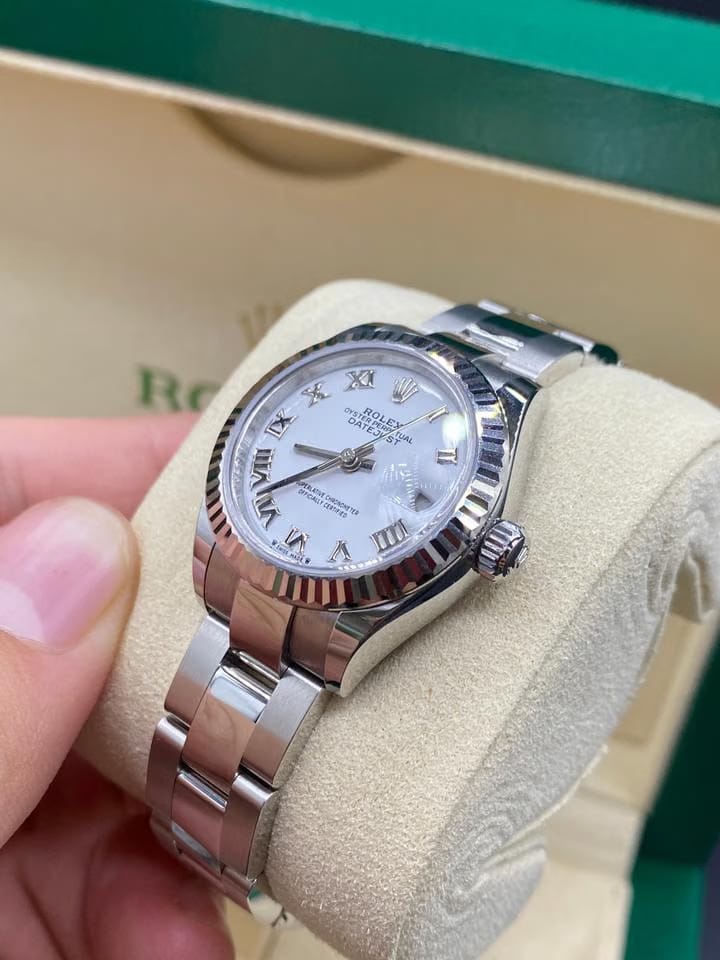 Rolex | Datejust | 279174white roman oys | Gold/Steel | 28 mm | Steel | White | Automatic