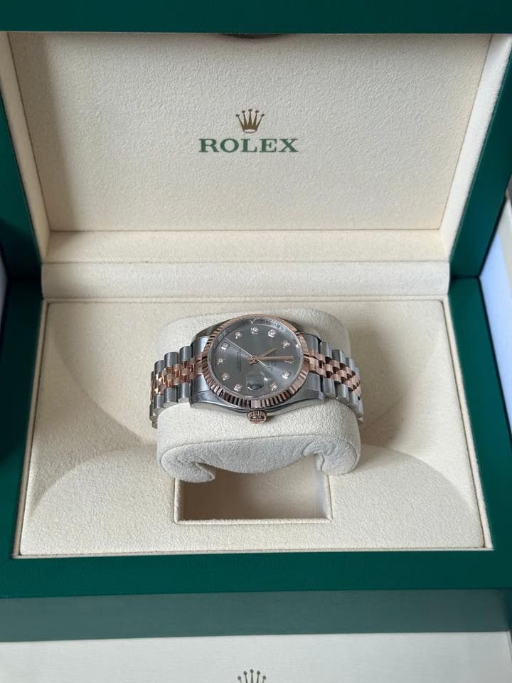 Rolex | Datejust | 116231 | Gold/Steel | 36 mm | Gold/Steel | Grey | Automatic
