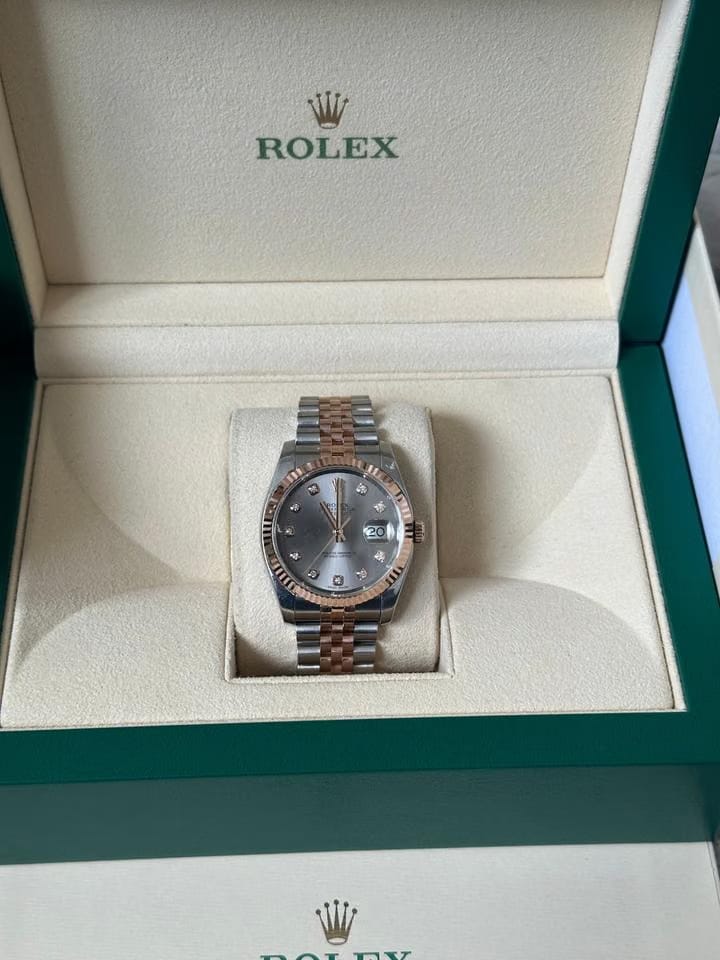Rolex | Datejust | 116231 | Gold/Steel | 36 mm | Gold/Steel | Grey | Automatic
