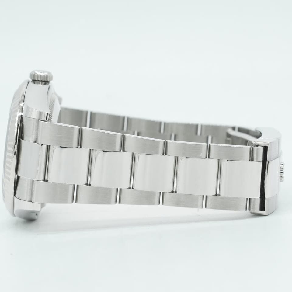 Rolex | Datejust | 126234 | White gold | 36 mm | Steel | Black | Automatic