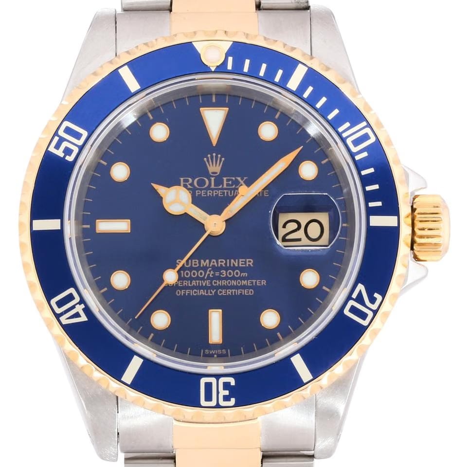 Rolex | Submariner | 16613 | Gold/Steel | 40 mm | Gold/Steel | Blue | Automatic