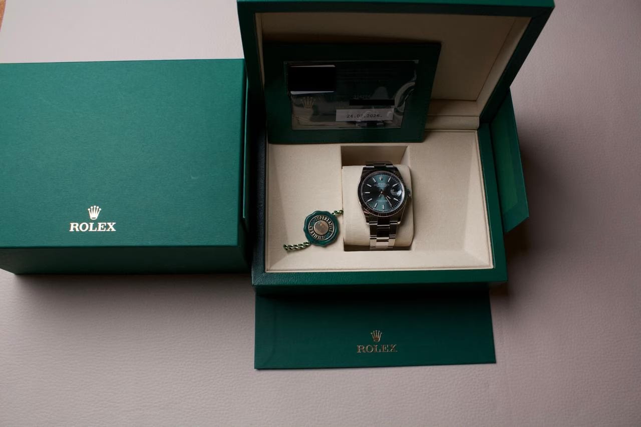 Rolex | Datejust | 126234 | Steel | 36 mm | Steel | Green | Automatic