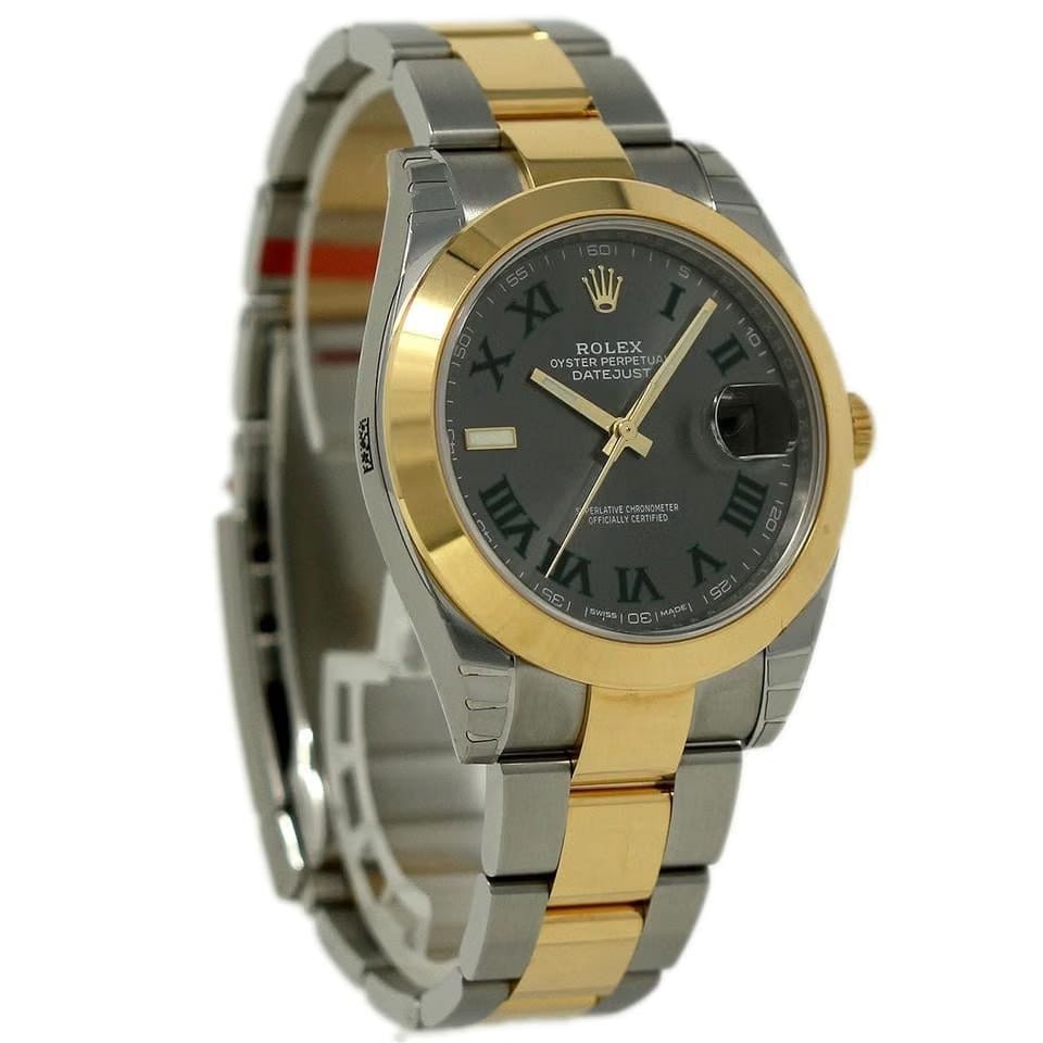 Rolex | Datejust | 126303 | Steel | 41 mm | Gold/Steel | Green | Automatic