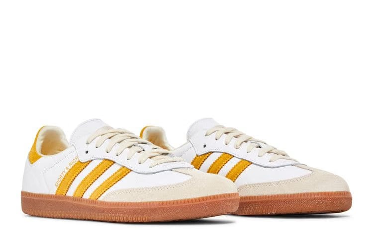 Sporty & Rich x Samba OG White Bold Gold