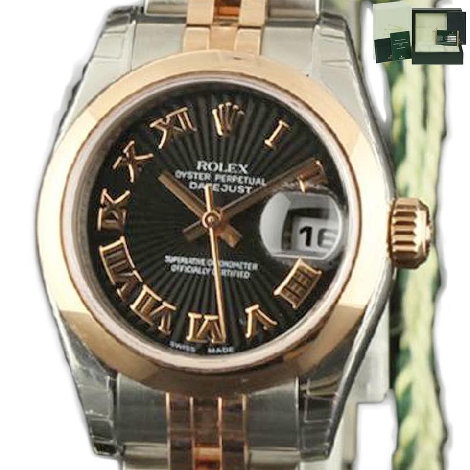 Rolex | Datejust | 179161 | Steel | 26 mm | Gold/Steel | Black | Automatic