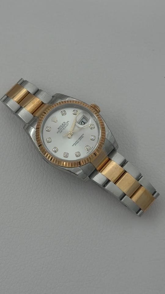 Rolex | Datejust | 116233 | Gold/Steel | 36 mm | Gold/Steel | Silver (solid) | Automatic