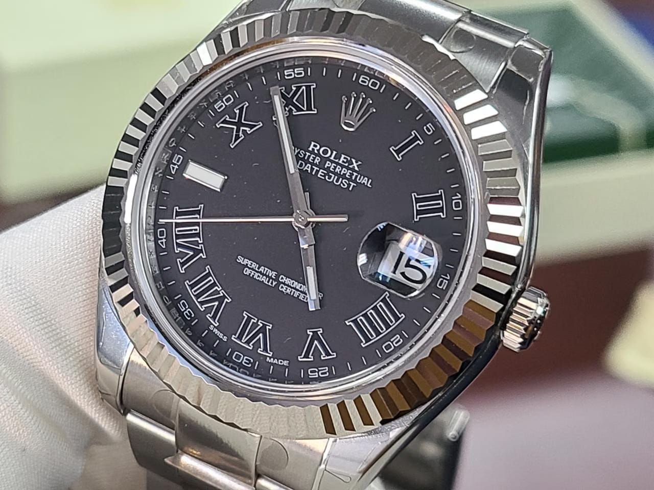 Rolex | Datejust | 116334 | Steel | 41 mm | Steel | Grey | Automatic