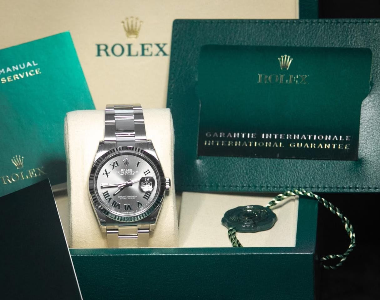 Rolex | Datejust | 126234 | Gold/Steel | 36 x 43 mm | Steel | Grey | Automatic