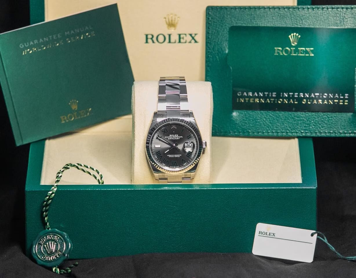 Rolex | Datejust | 126234 | Gold/Steel | 36 x 43 mm | Steel | Grey | Automatic