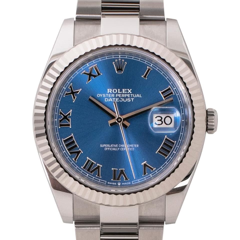 Rolex | Datejust | 126334 | Silver | 41 mm | Steel | Blue | Automatic