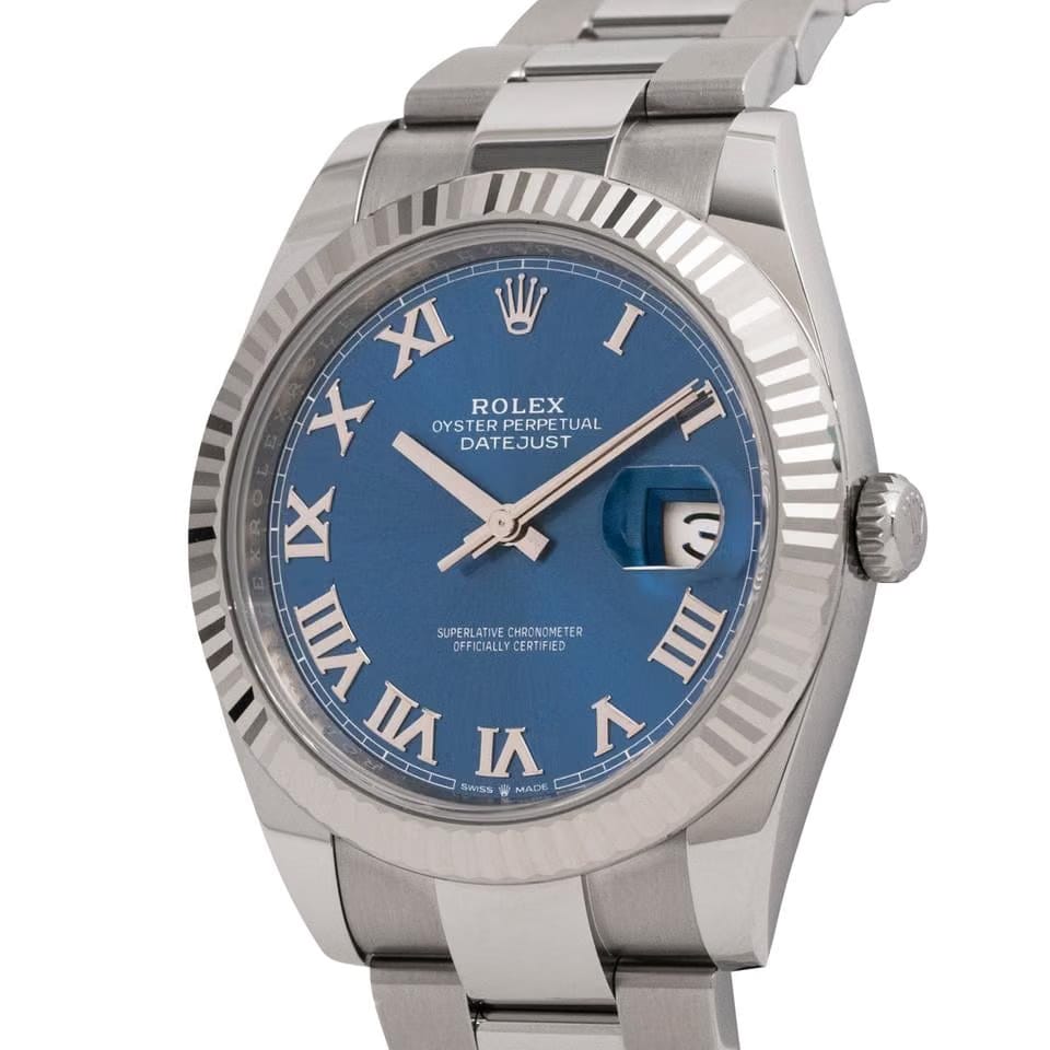 Rolex | Datejust | 126334 | Silver | 41 mm | Steel | Blue | Automatic