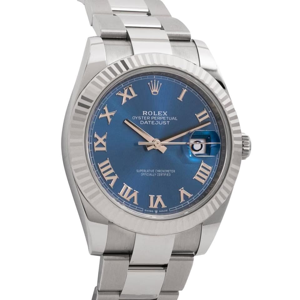 Rolex | Datejust | 126334 | Silver | 41 mm | Steel | Blue | Automatic