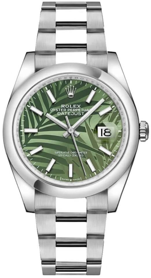 Rolex | Datejust | 126200-0020 | Steel | 36 mm | Steel | Green | Automatic