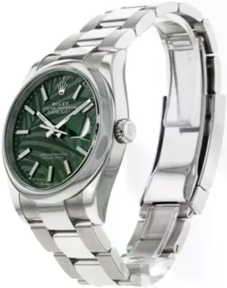 Rolex | Datejust | 126200-0020 | Steel | 36 mm | Steel | Green | Automatic