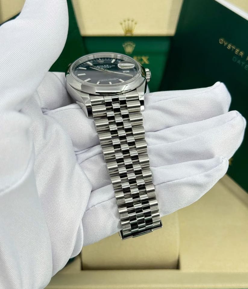 Rolex | Datejust | 126200-0005 | Steel | 36 mm | Steel | Blue | Automatic