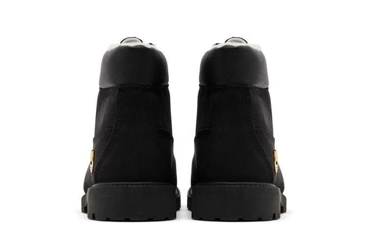 6 Inch Premium Shearling Waterproof Boot Junior Black Gold
