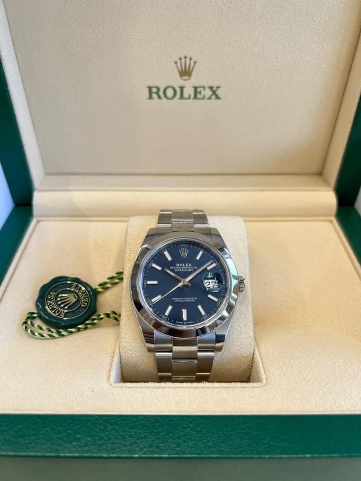 Rolex | Datejust | 126300 blue | Steel | Steel | Blue | Automatic