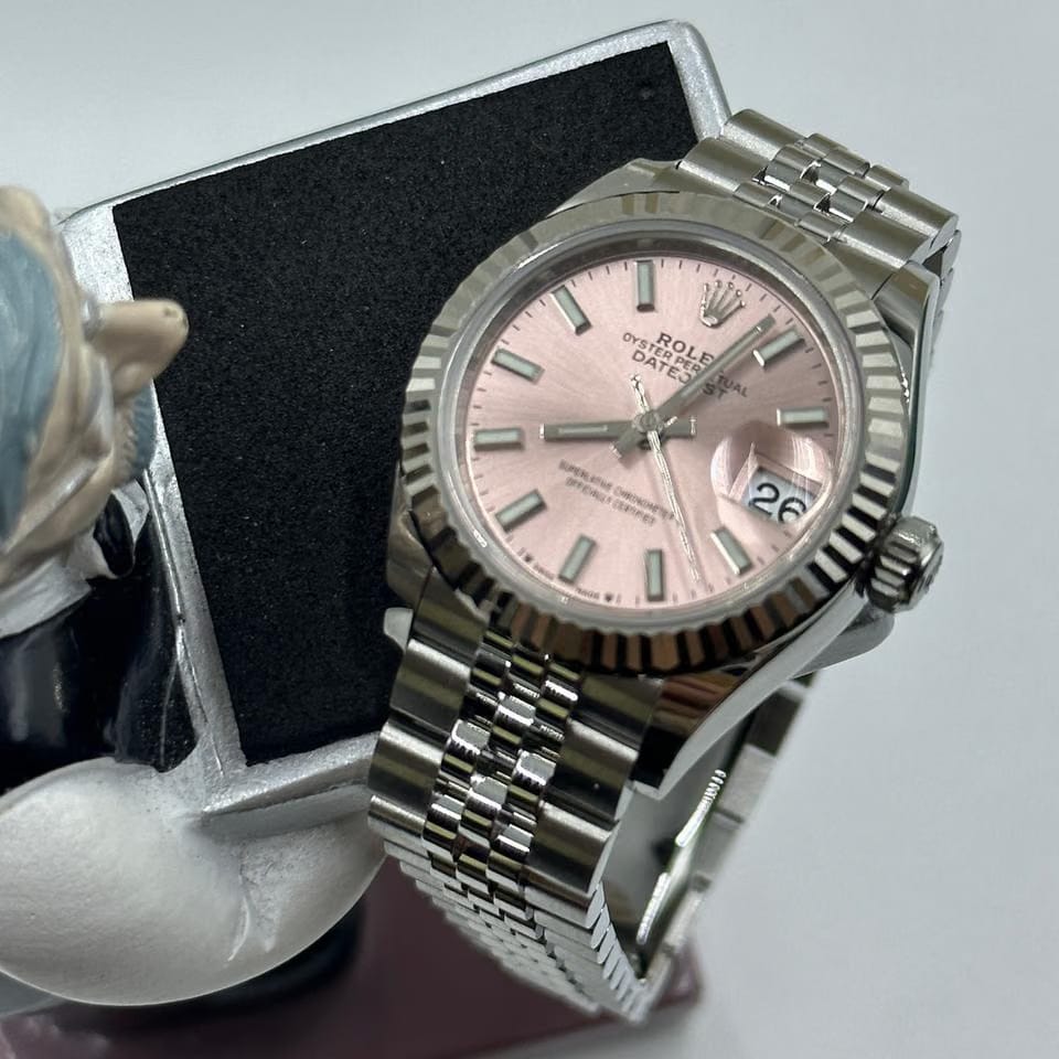 Rolex | Datejust | 279174 PINK INDEX JUB | Steel | 28 mm | Steel | Pink | Automatic