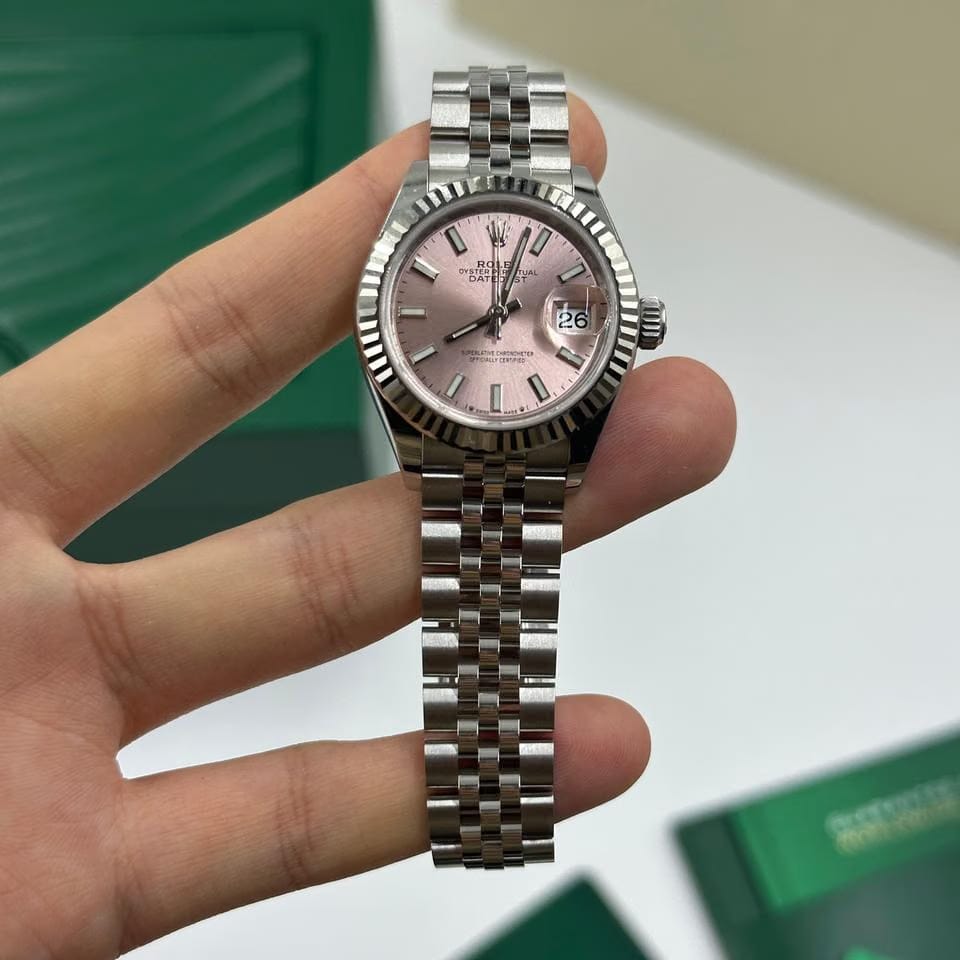 Rolex | Datejust | 279174 PINK INDEX JUB | Steel | 28 mm | Steel | Pink | Automatic