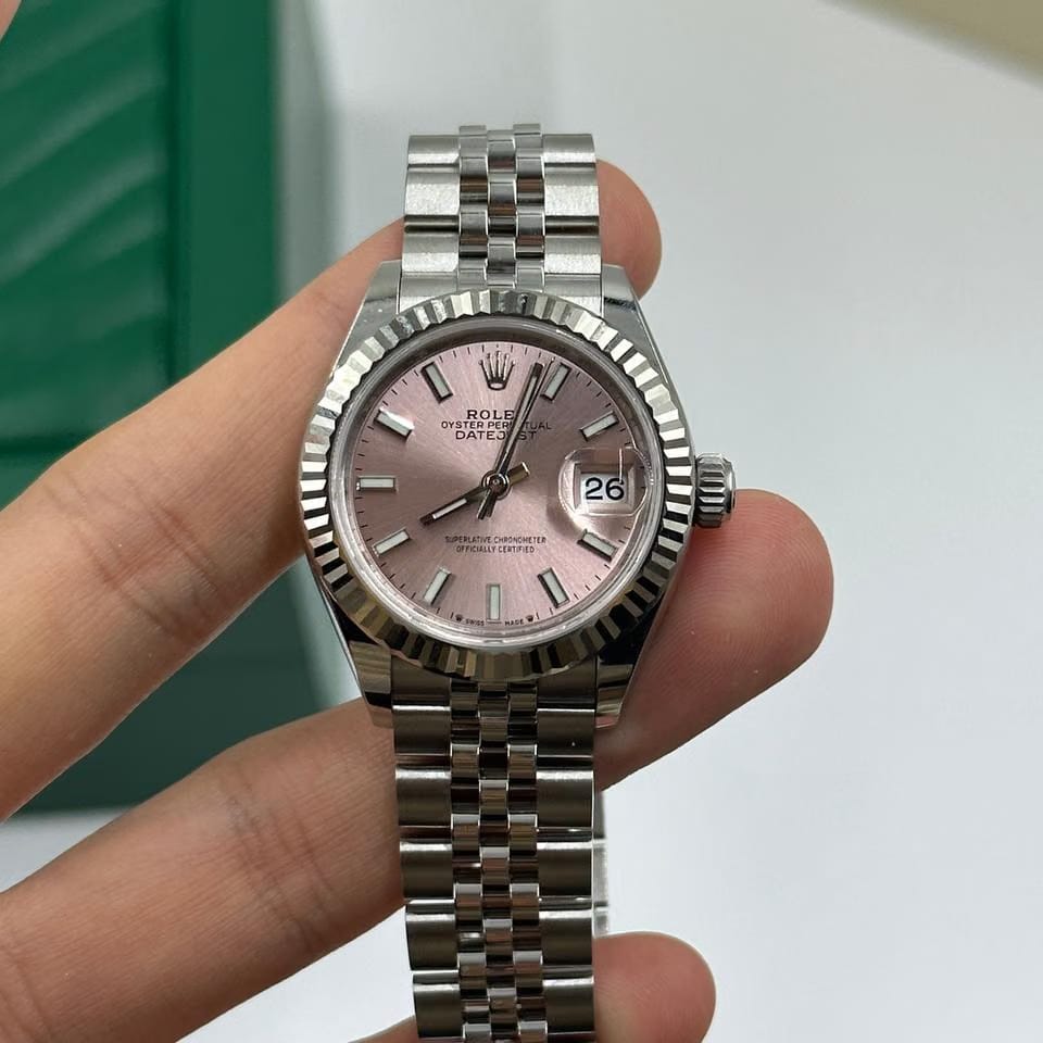 Rolex | Datejust | 279174 PINK INDEX JUB | Steel | 28 mm | Steel | Pink | Automatic