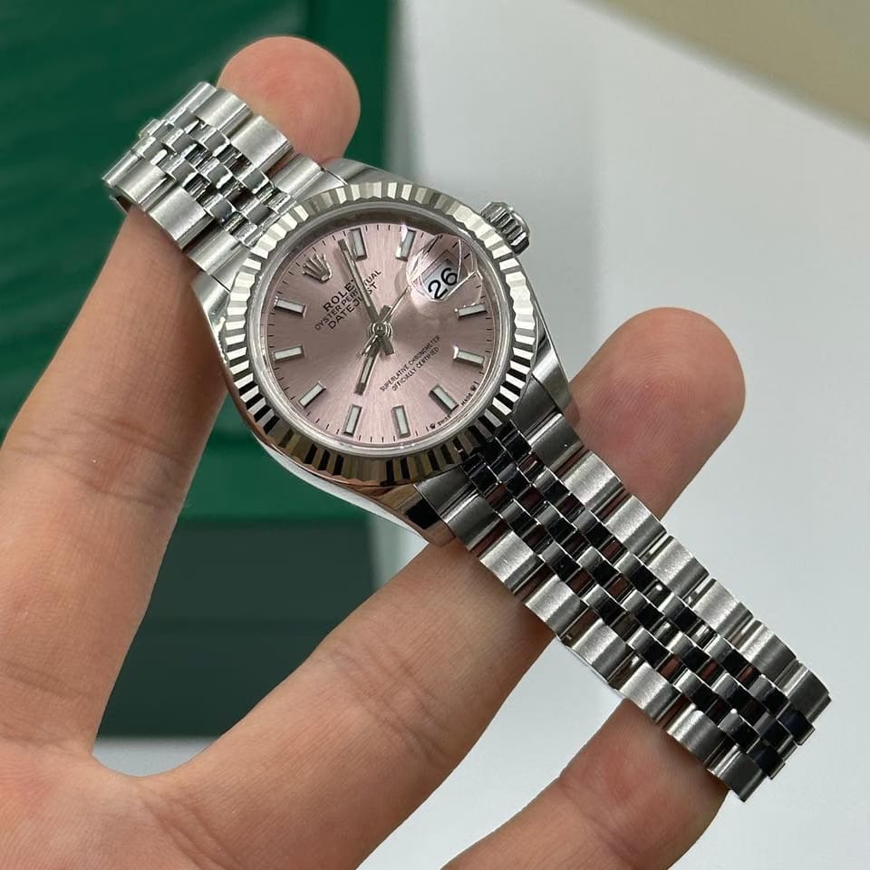 Rolex | Datejust | 279174 PINK INDEX JUB | Steel | 28 mm | Steel | Pink | Automatic