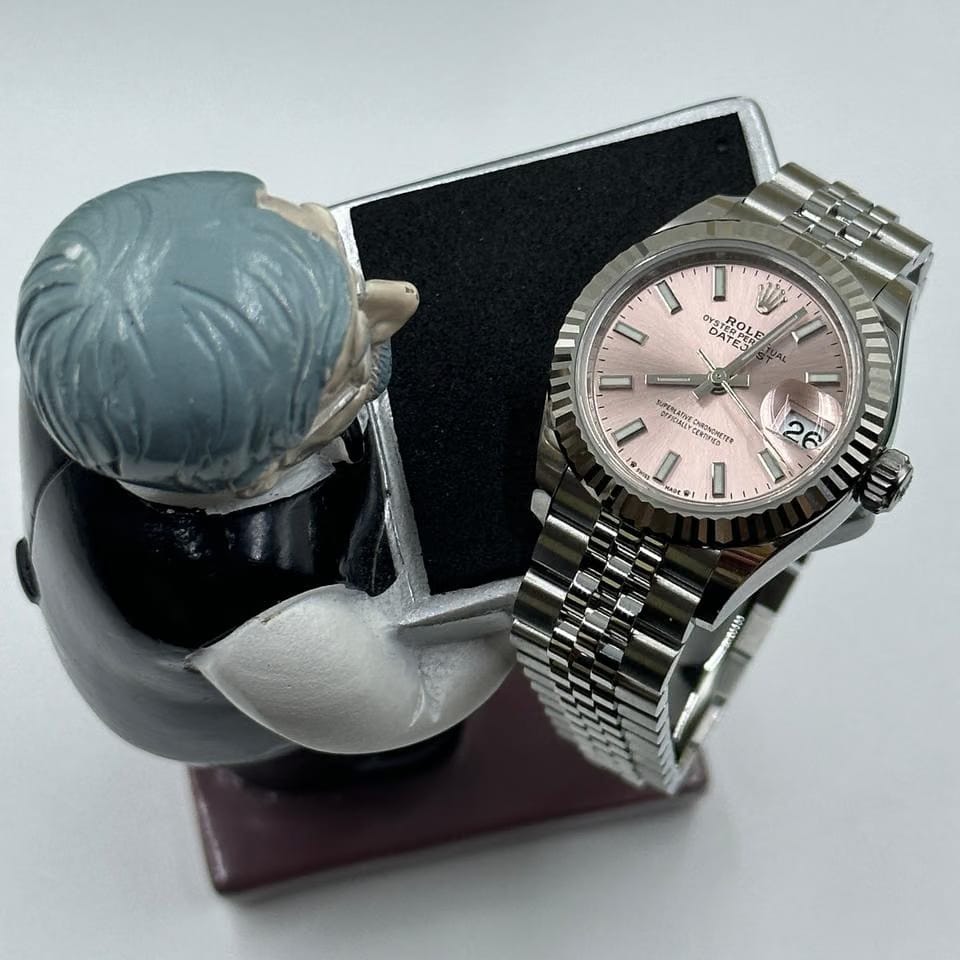 Rolex | Datejust | 279174 PINK INDEX JUB | Steel | 28 mm | Steel | Pink | Automatic