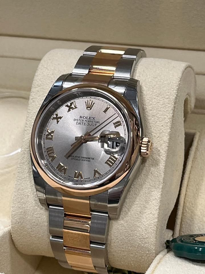 Rolex | Datejust | 116201 | Gold/Steel | 36 mm | Gold/Steel | Grey | Automatic