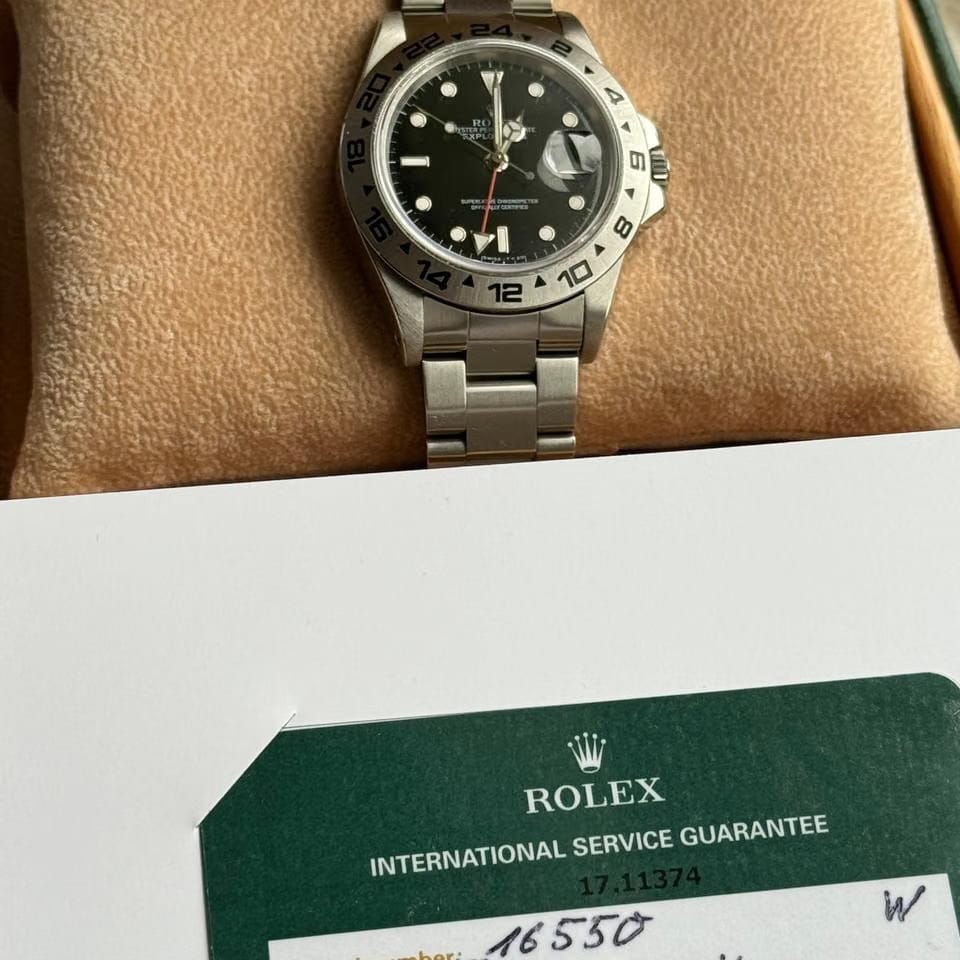 Rolex | Explorer II | 16550 | Steel | 40 mm | Steel | Black | Automatic