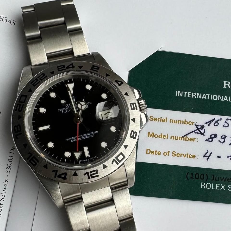 Rolex | Explorer II | 16550 | Steel | 40 mm | Steel | Black | Automatic