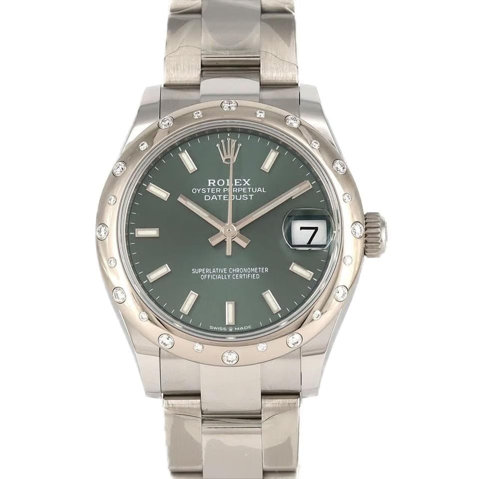 Rolex | Datejust | 278344RBR・3 | White gold and steel | 31 mm | Steel | Automatic
