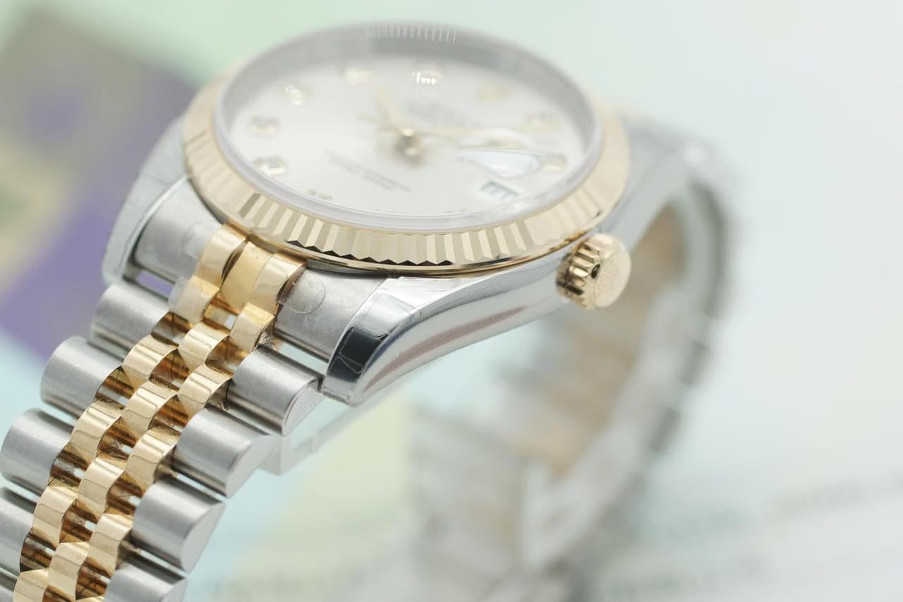 Rolex | Datejust | 116233 | Yellow gold | 36 mm | Gold/Steel | Grey | Automatic