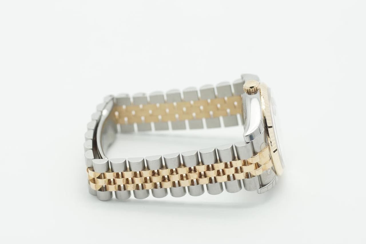 Rolex | Datejust | 116233 | Yellow gold | 36 mm | Gold/Steel | Grey | Automatic
