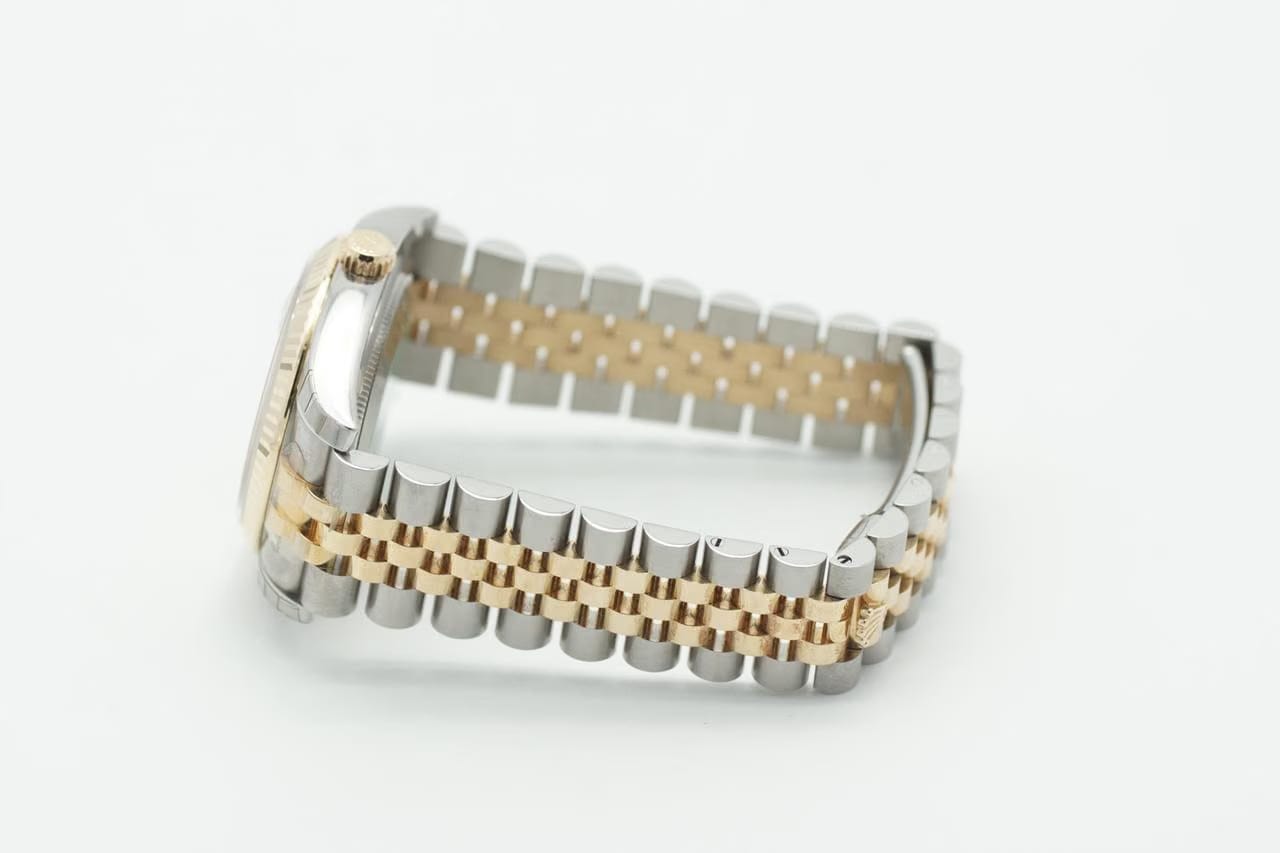 Rolex | Datejust | 116233 | Yellow gold | 36 mm | Gold/Steel | Grey | Automatic