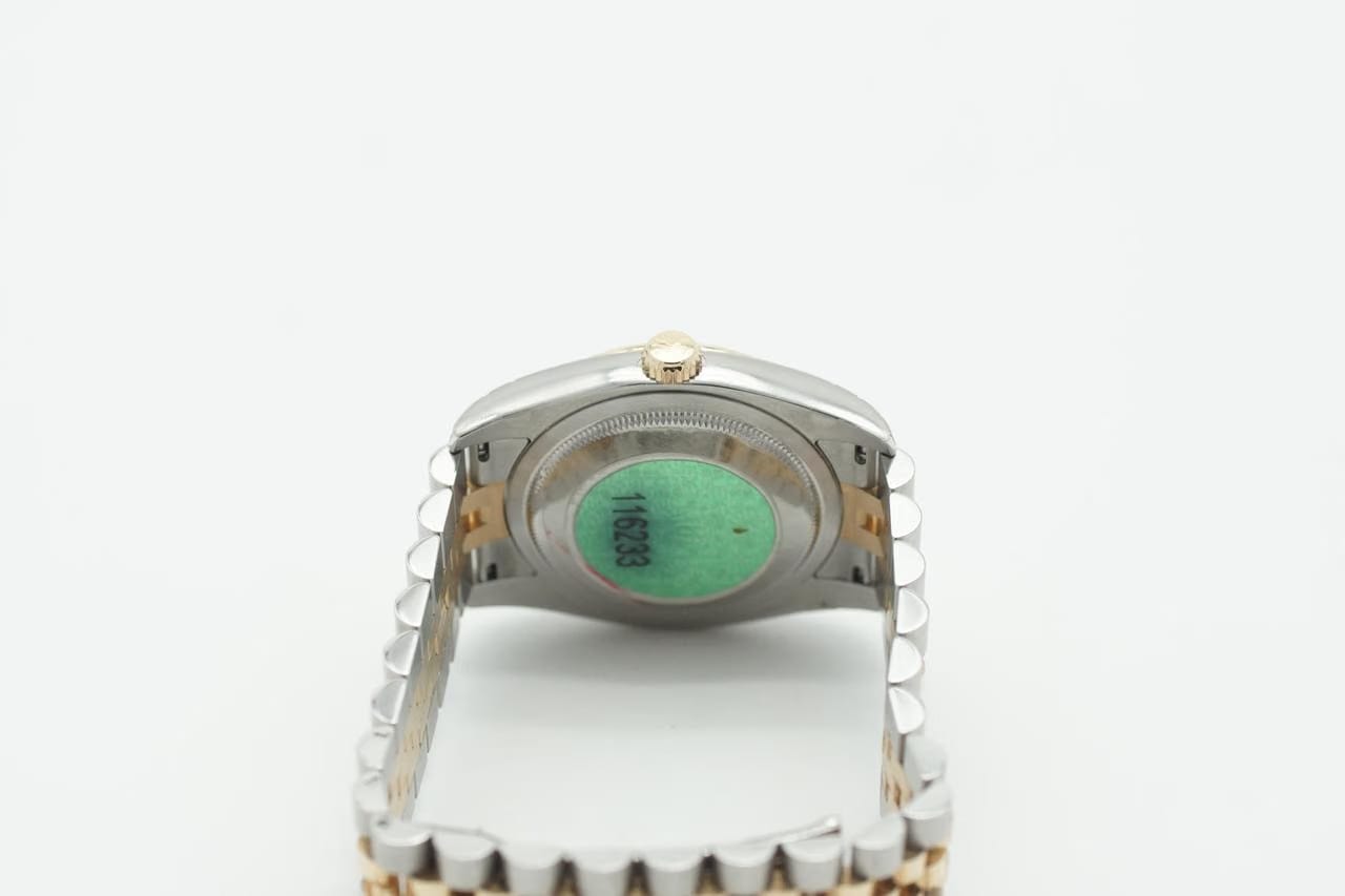 Rolex | Datejust | 116233 | Yellow gold | 36 mm | Gold/Steel | Grey | Automatic