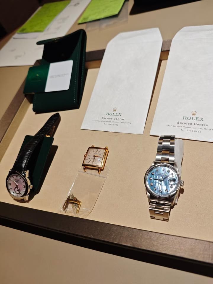 Rolex | Cellini | 5240 | Platinum | 35 mm | Platinum | Mother of pearl | Manual winding