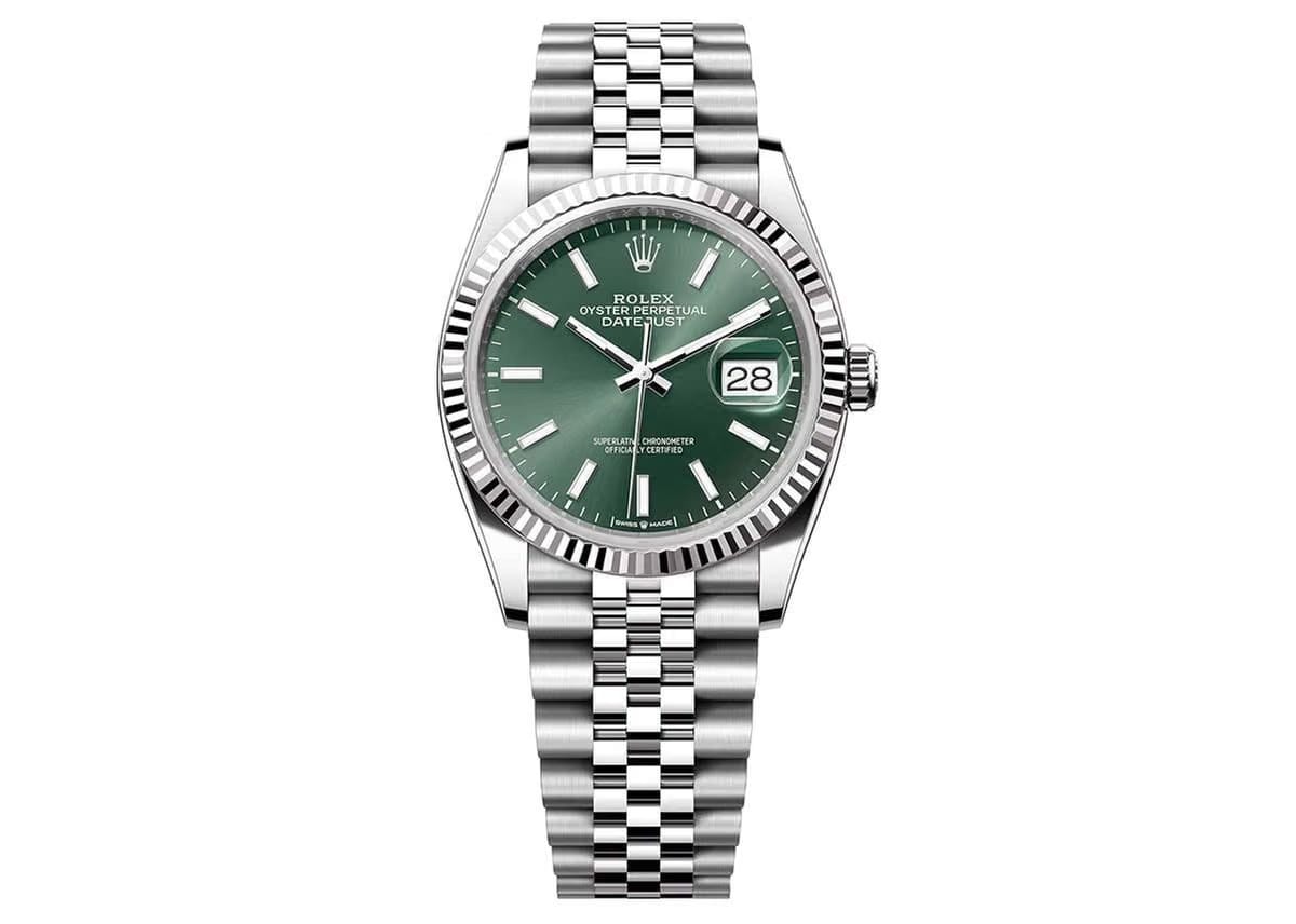 Rolex | Datejust | M126234-0051 | Steel | 36 mm | Steel | Green | Automatic