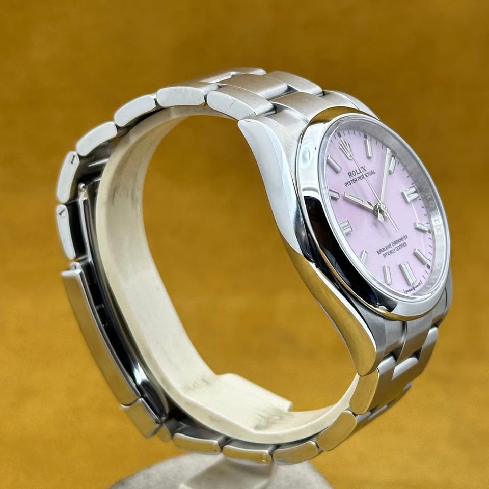 Rolex Oyster Perpetualref 126000 Candy Pink 2023 Full Set New