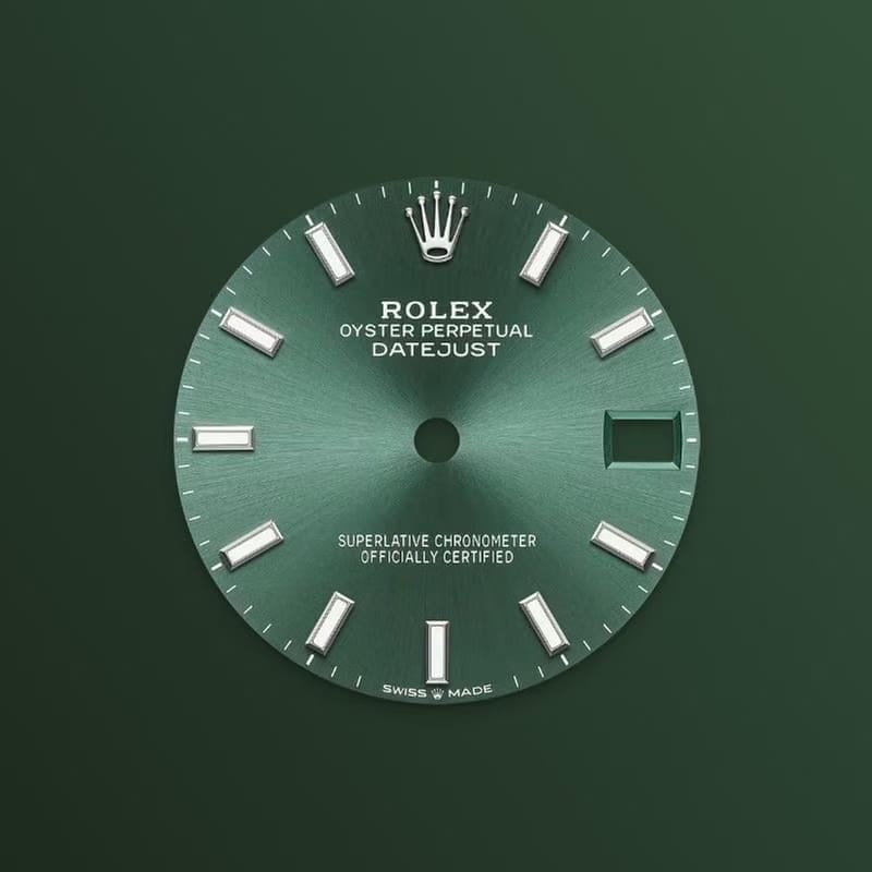 Rolex | Datejust | 278274-0017 | White gold | 31 mm | Steel | Green | Automatic