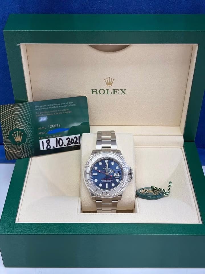 Rolex | Yacht-Master | 126622 | Platinum | 40 mm | Steel | Blue | Automatic