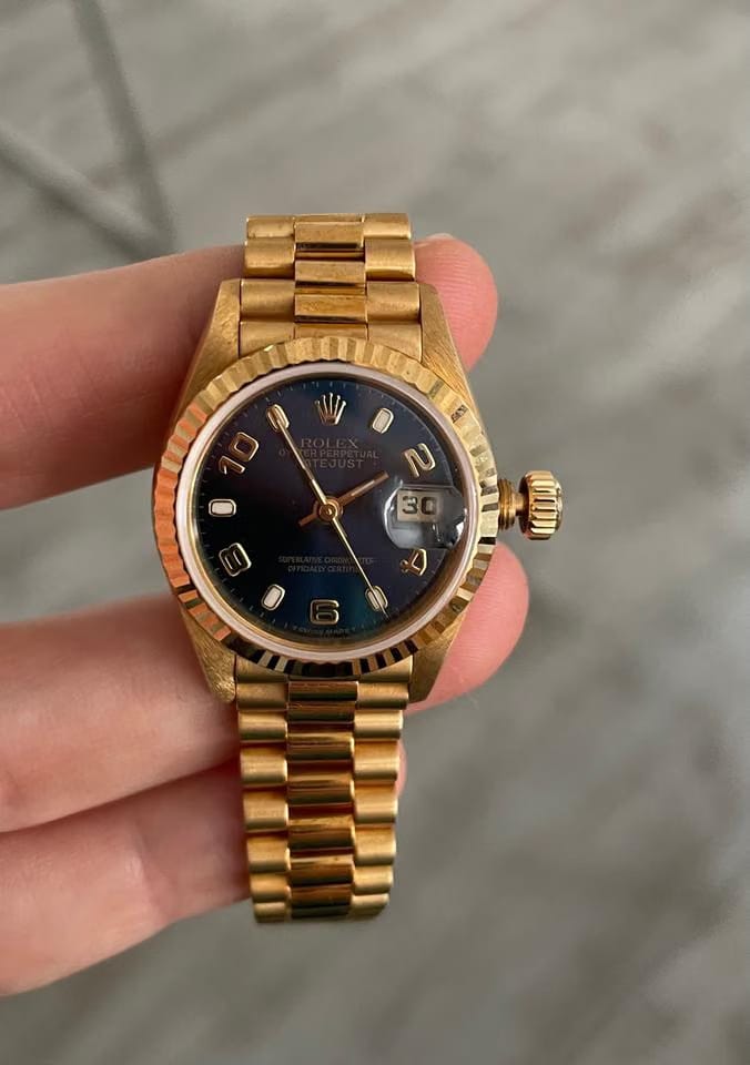Rolex | Datejust | 79178 | Yellow gold | 26 mm | Yellow gold | Blue | Automatic