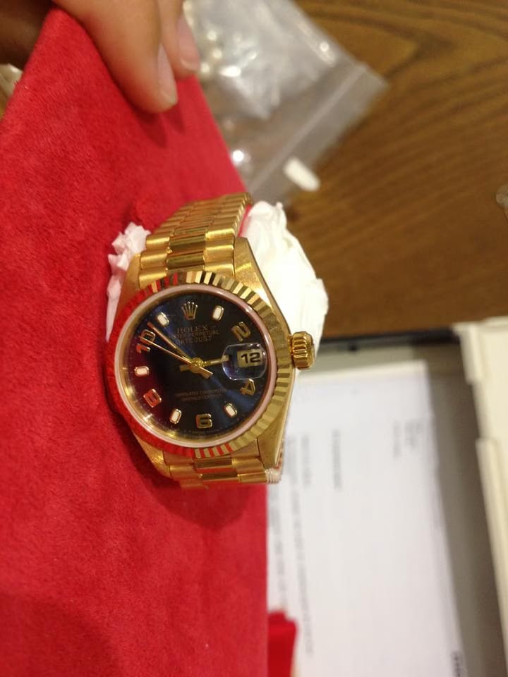 Rolex | Datejust | 79178 | Yellow gold | 26 mm | Yellow gold | Blue | Automatic