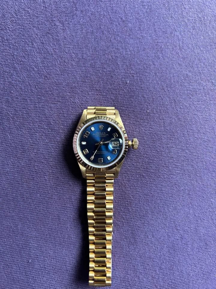 Rolex | Datejust | 79178 | Yellow gold | 26 mm | Yellow gold | Blue | Automatic