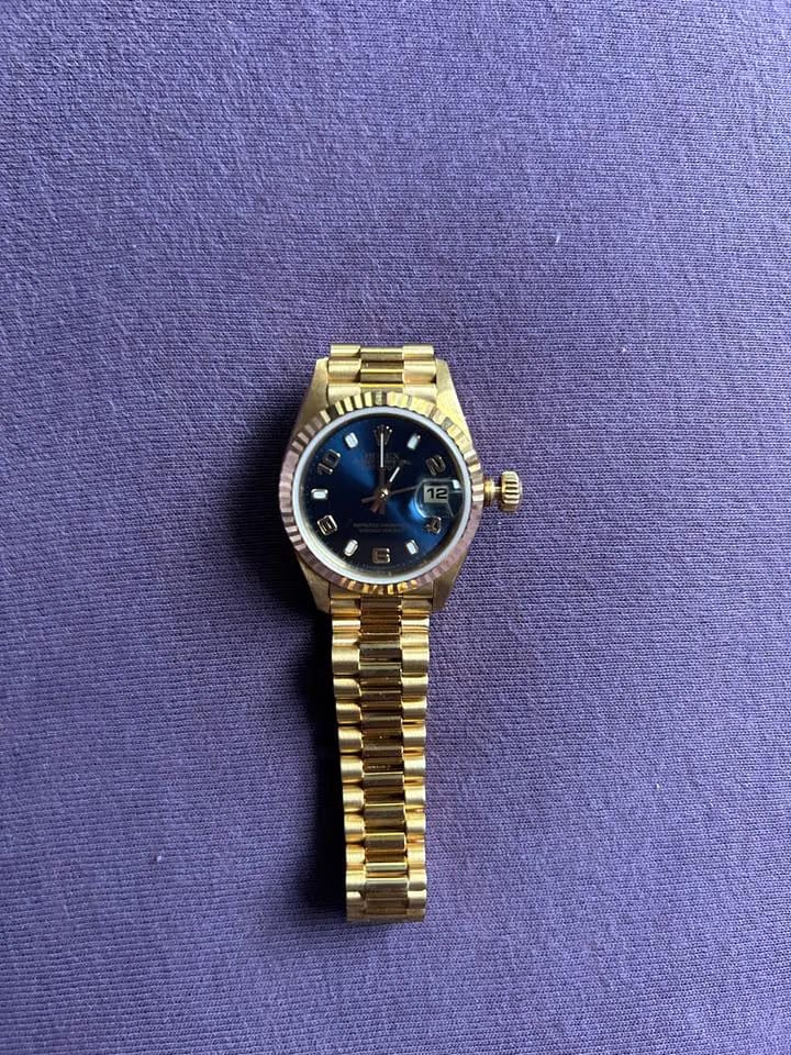 Rolex | Datejust | 79178 | Yellow gold | 26 mm | Yellow gold | Blue | Automatic